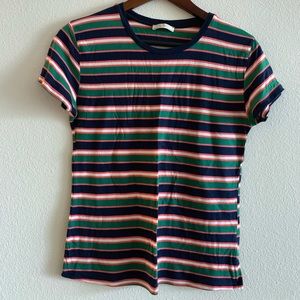 [Zara] Striped T-Shirt